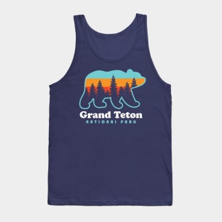 Grand Teton National Park Bear Mountains Tank Top